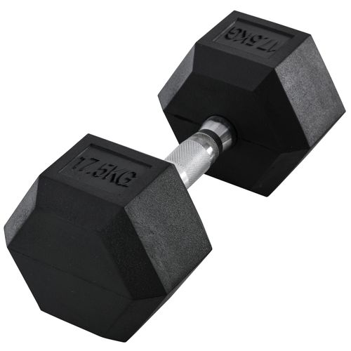 17.5KG Single Heavy-Duty Dumbbell for Home Gym Use