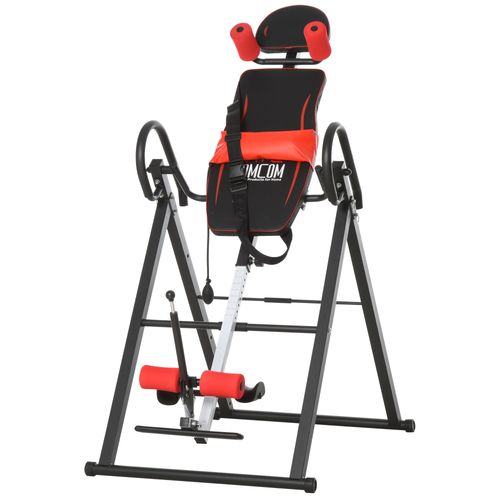 Adjustable Inversion Table with Safety Belt for Relief from Muscle Pain