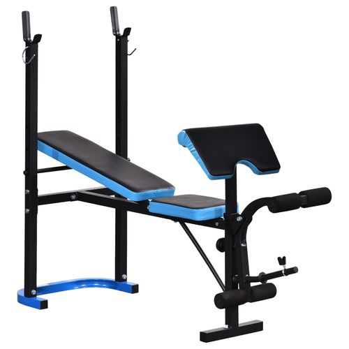 Adjustable Home Gym Weight Bench with Leg Developer Bar