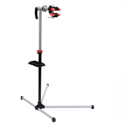 Adjustable Bike Repair Stand - Sturdy Steel & Tool Tray for Easy Maintenance