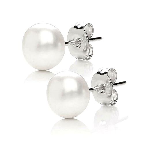 Ivory Freshwater Pearl Earrings