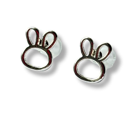 Bunny Sterling Silver Studs