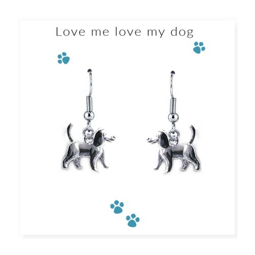 Love Me Love My Dog Earrings