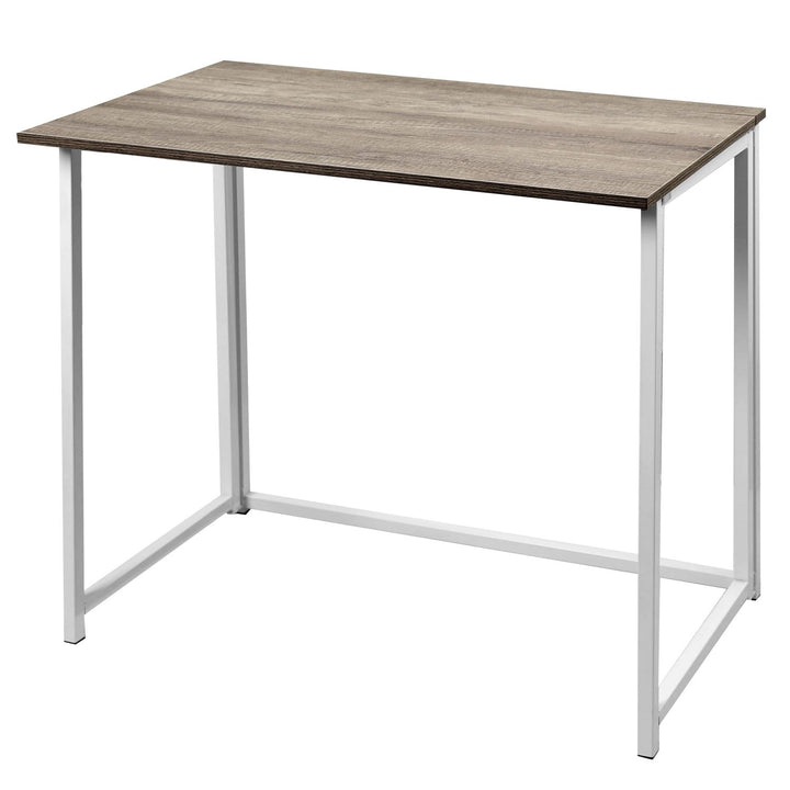 Industrial-Style Folding Desk - Compact & Space-Saving Design