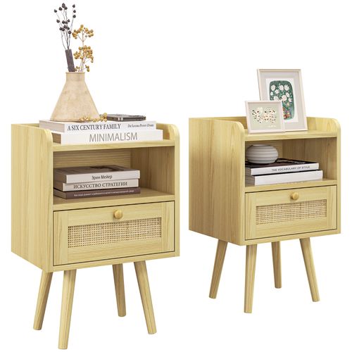 Space-Saving Multi-Tiered Storage Units with Drawer & Shelf