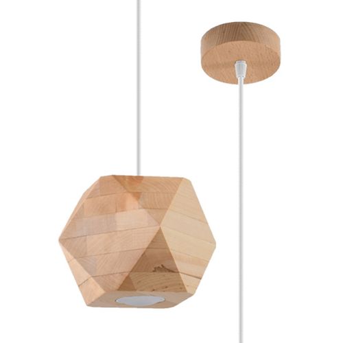 Scandinavian Style Wooden Pendant Lamp