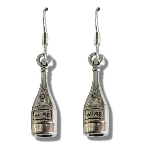 Wine Bottle Drop Earrings