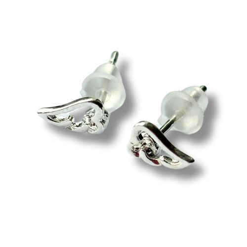 Angel Wing Sterling Silver Studs