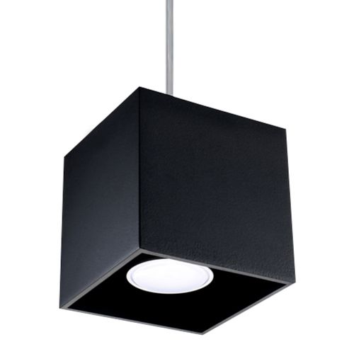 Black Quad Aluminium GU10 Modern Pendant Light