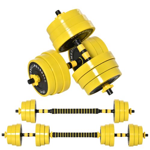 Home Gym Dumbbell Set 30kg Adjustable Barbell Fitness Equipment