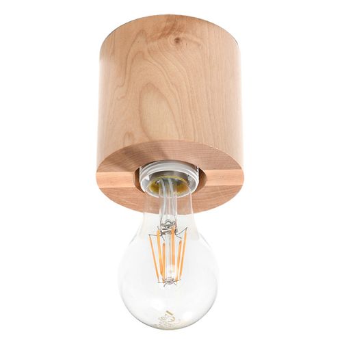 Natural Wood E27 Wooden Pendant Light