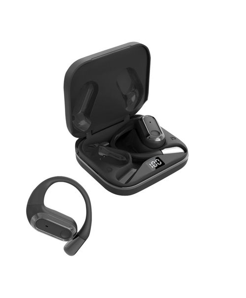 Black Pro-Sport Open Ear Wireless Earbuds